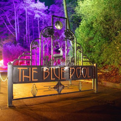 Illuminate entrance gates