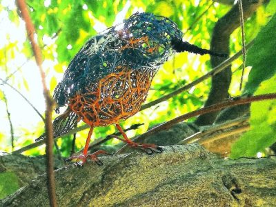 Metal Wire kingfisher